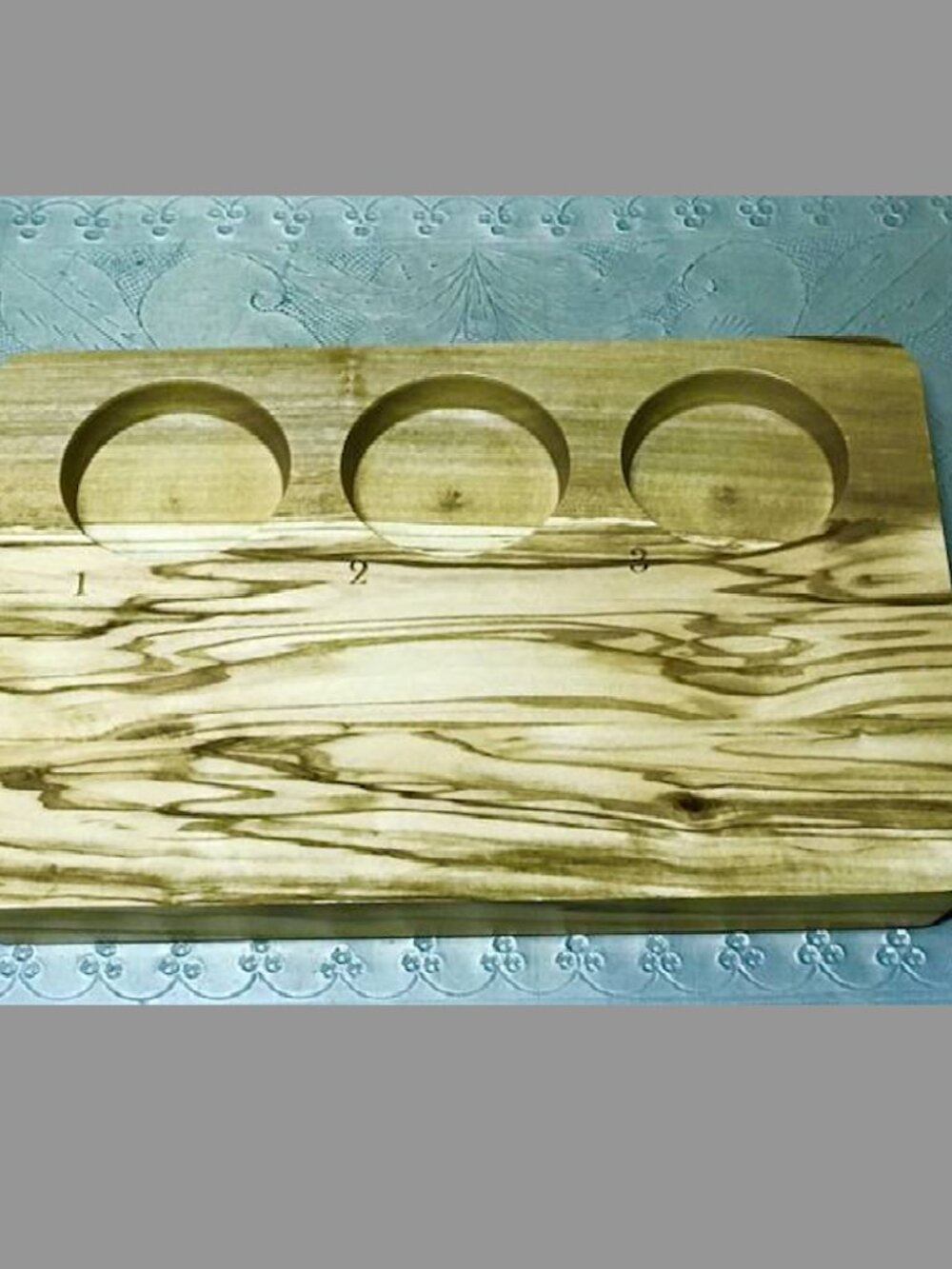 Blockwood 3 Cup Holder Tray